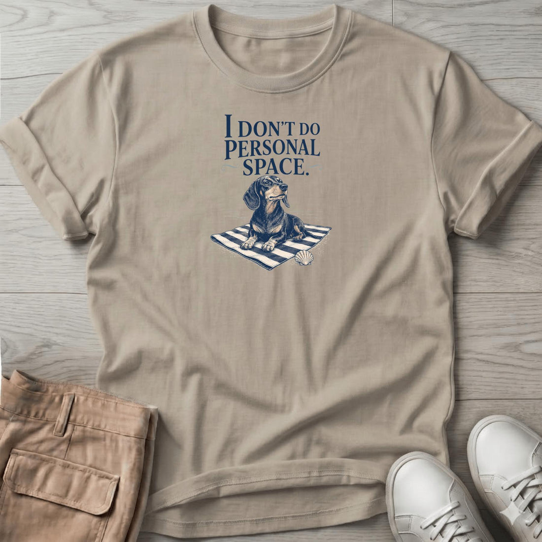 I Don't Do Space Dachshund T-Shirt, a gift for doxie moms