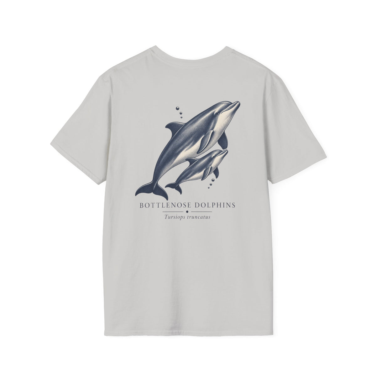 Bottlenose Dolphins Back Design T-Shirt