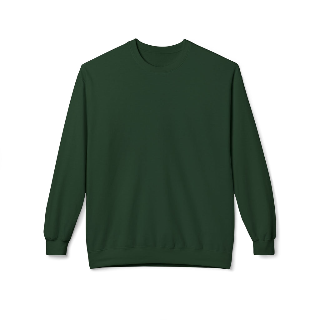 Highly Observant Eagle Back Design Midweight Sweatshirt