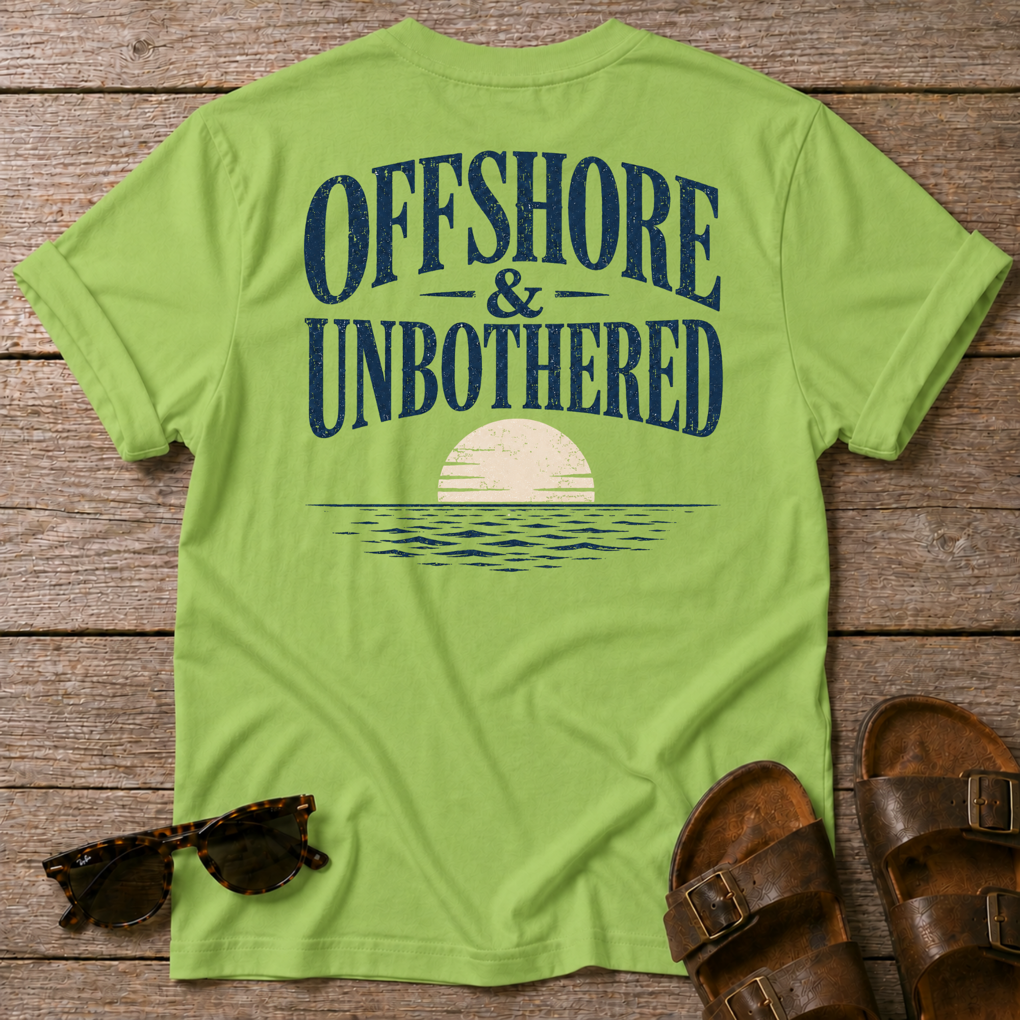 Offshore and Unbothered BACK DESIGN T-Shirt