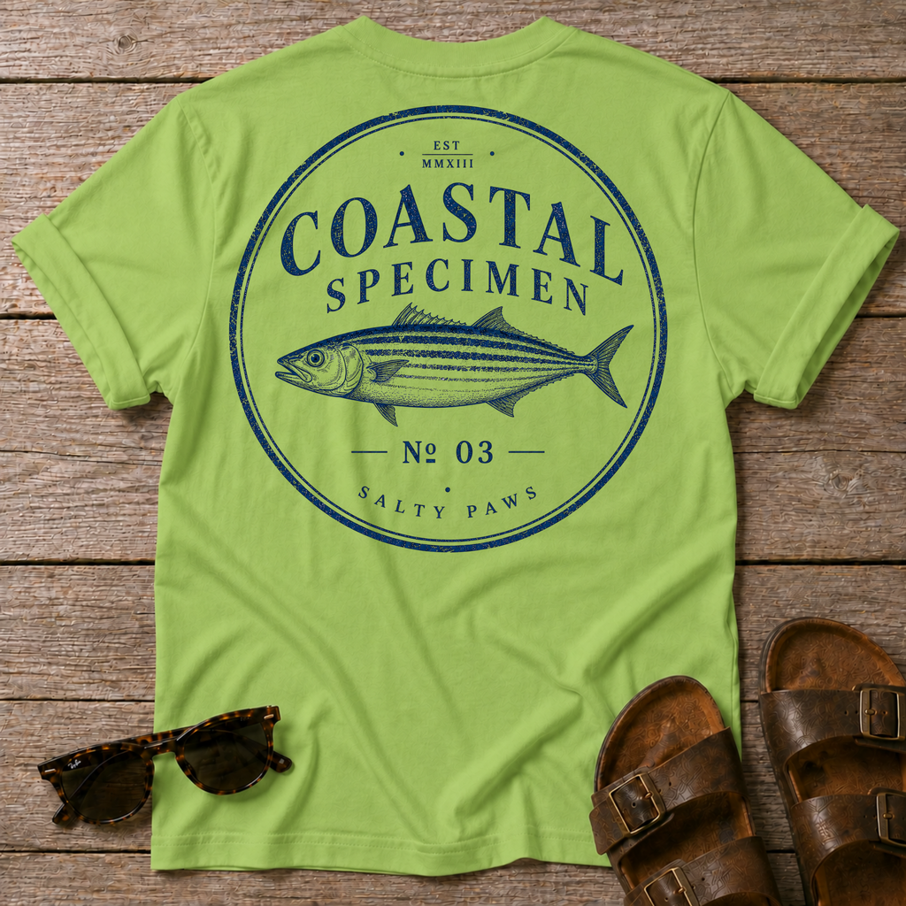 Coastal Specimen fish BACK DESIGN T-Shirt