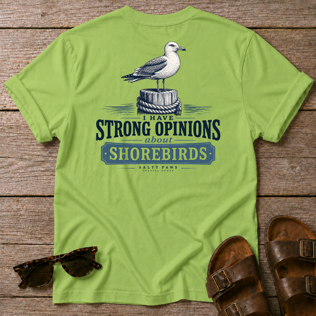 Gull Strong Opinions T-shirt BACK DESIGN