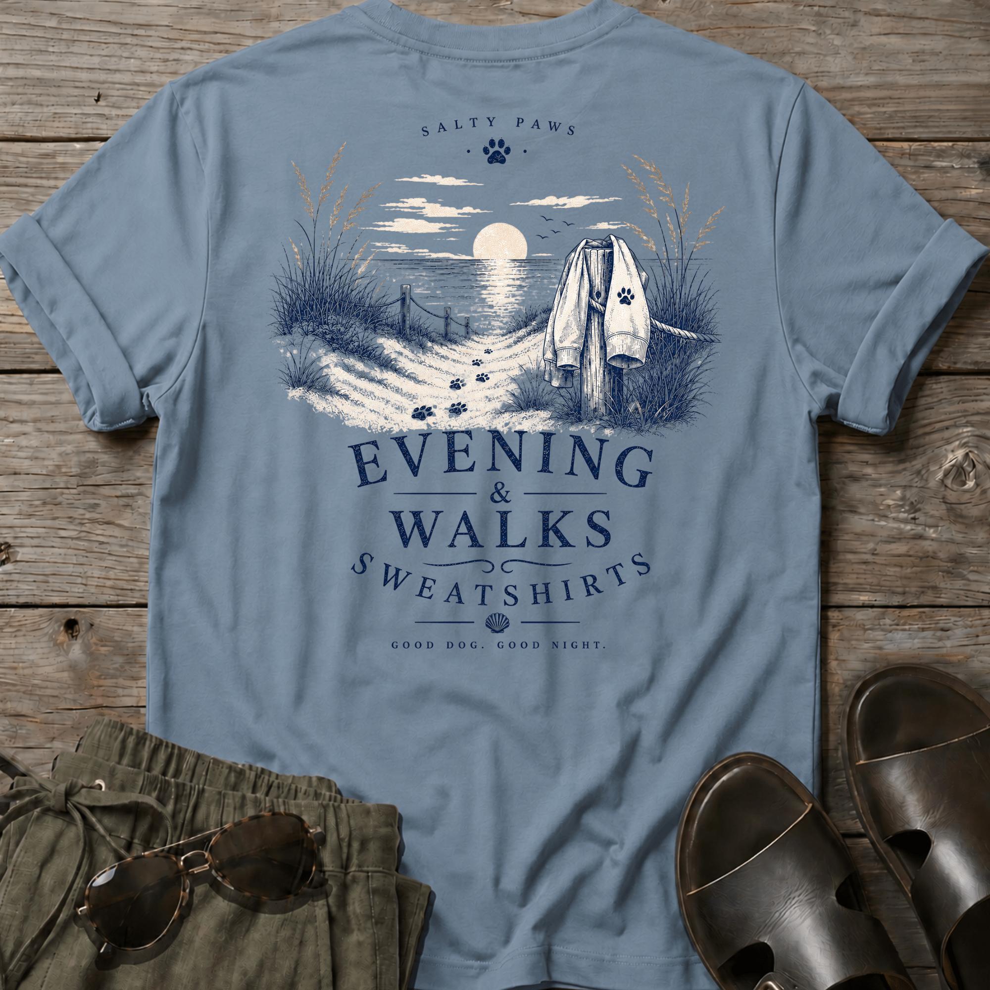 Evening Walks & Sweatshirts BACK DESIGN