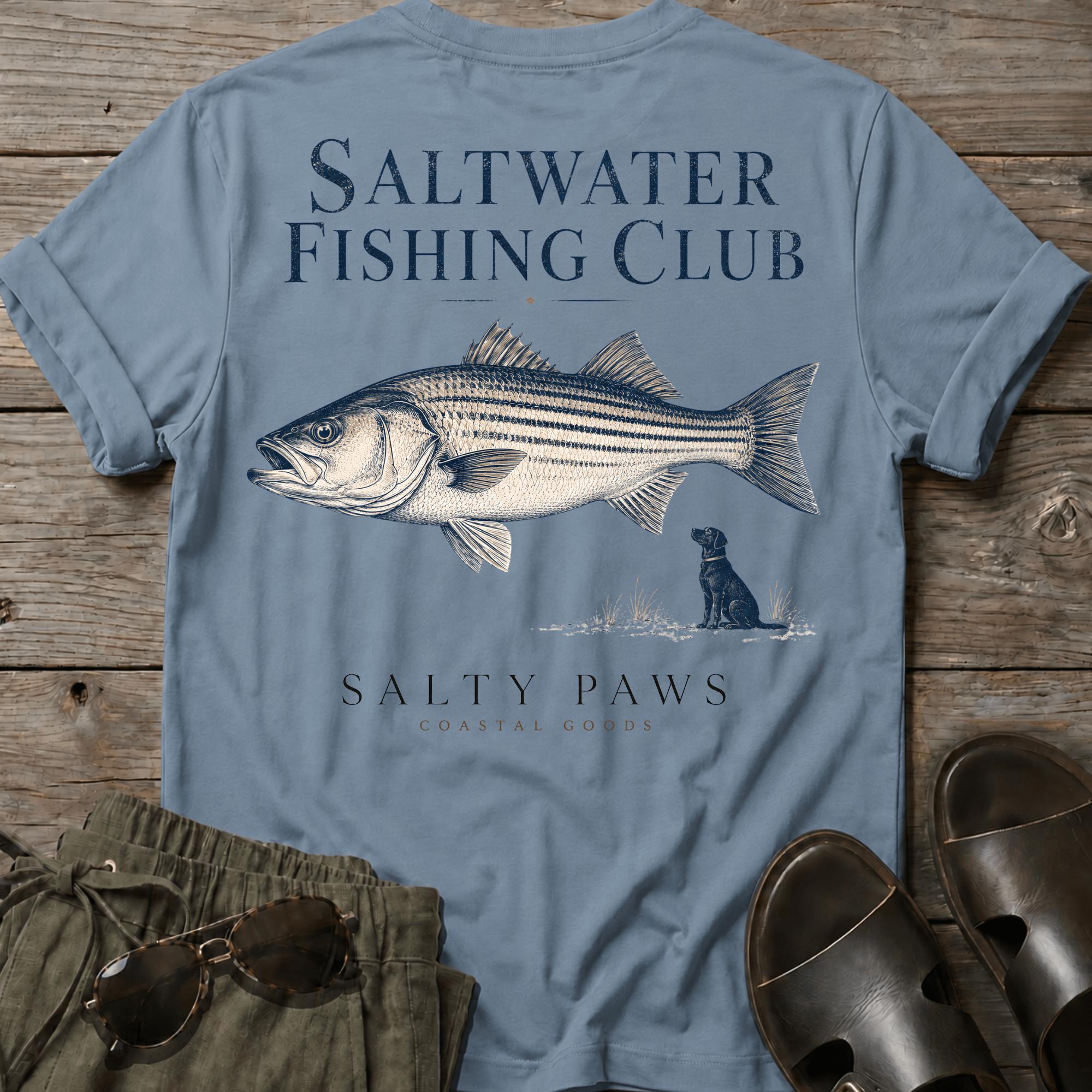 Saltwater Fishing Club BACK DESIGN
