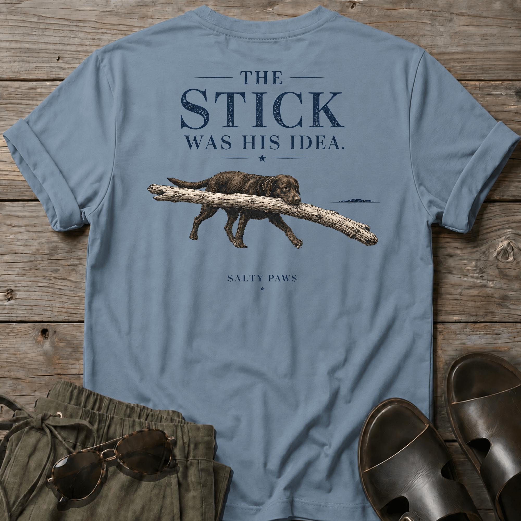 Stick was his Idea. BACK DESIGN