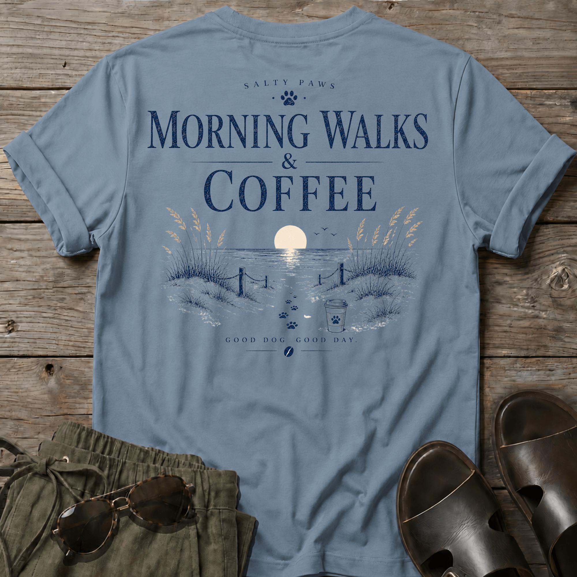 Morning Walks & Coffee. BACK DESIGN