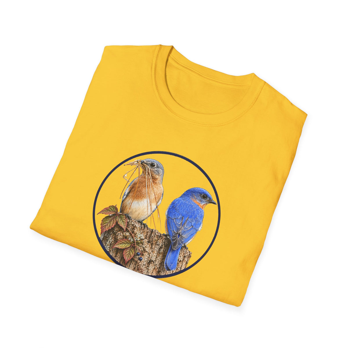 Eastern Bluebirds T-Shirt, Salty Paws coastal t-shirt