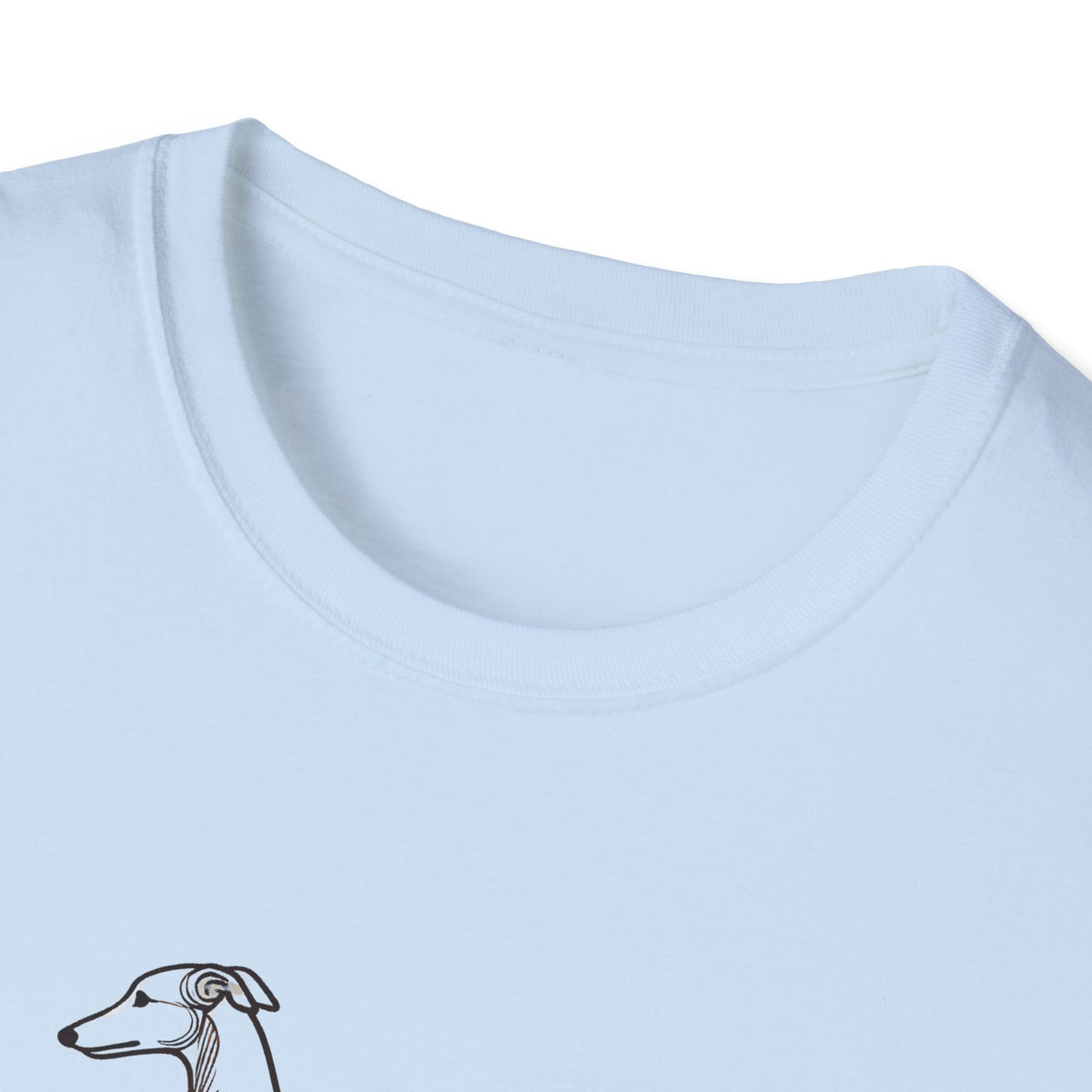 Greyhound Line Drawing T-Shirt