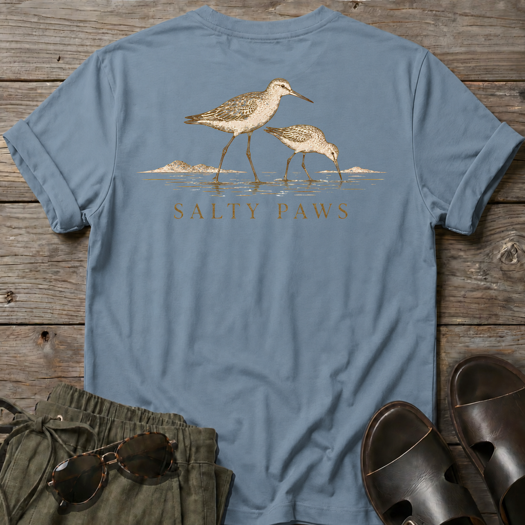 2 Sandpipers BACK DESIGN T-Shirt