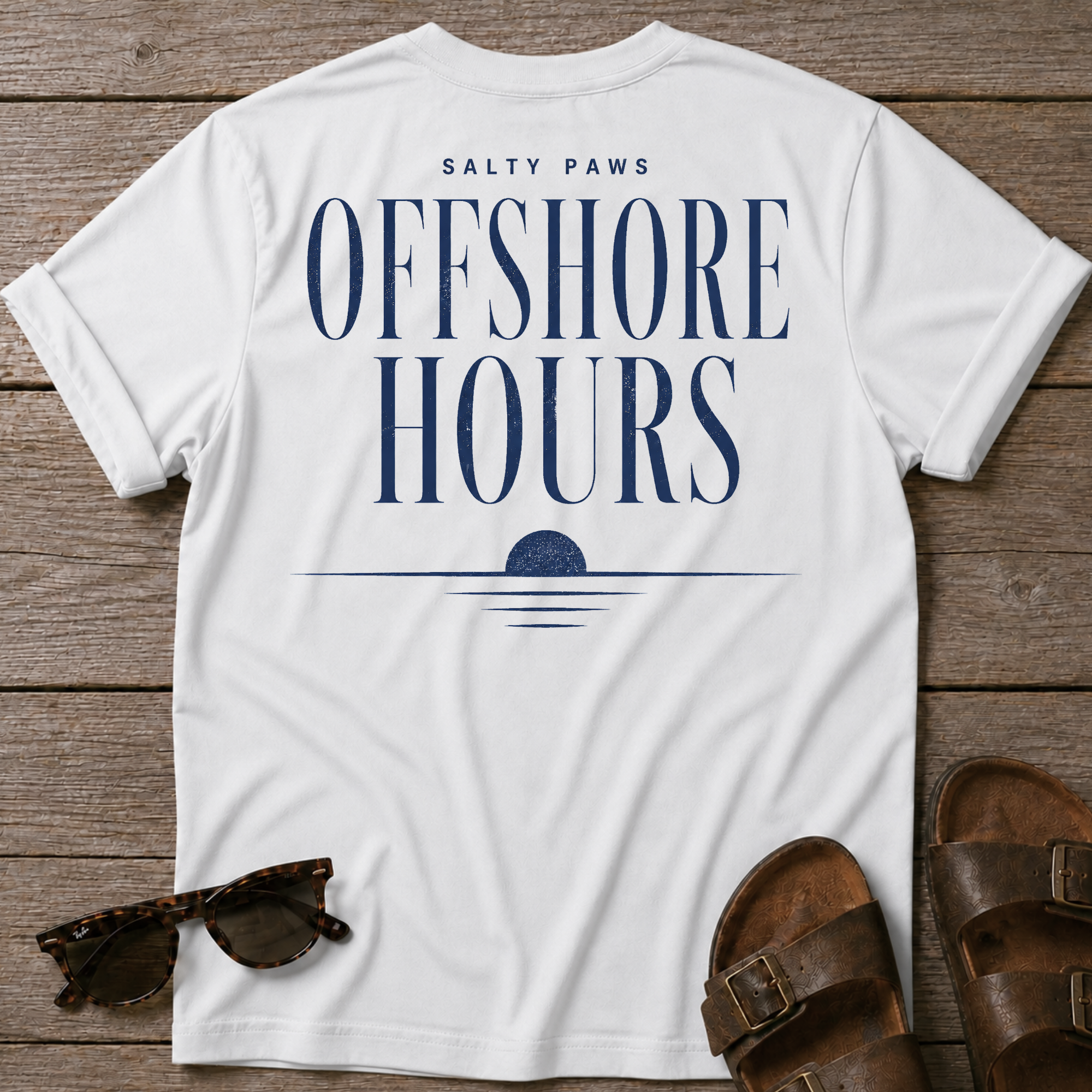 Offshore Hours BACK DESIGN T-Shirt