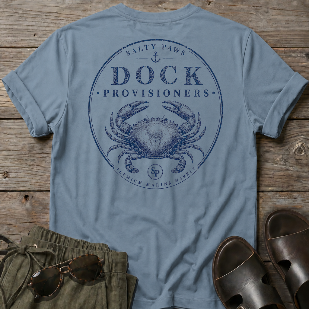 Dock Provision Crab BACK DESIGN T-Shirt