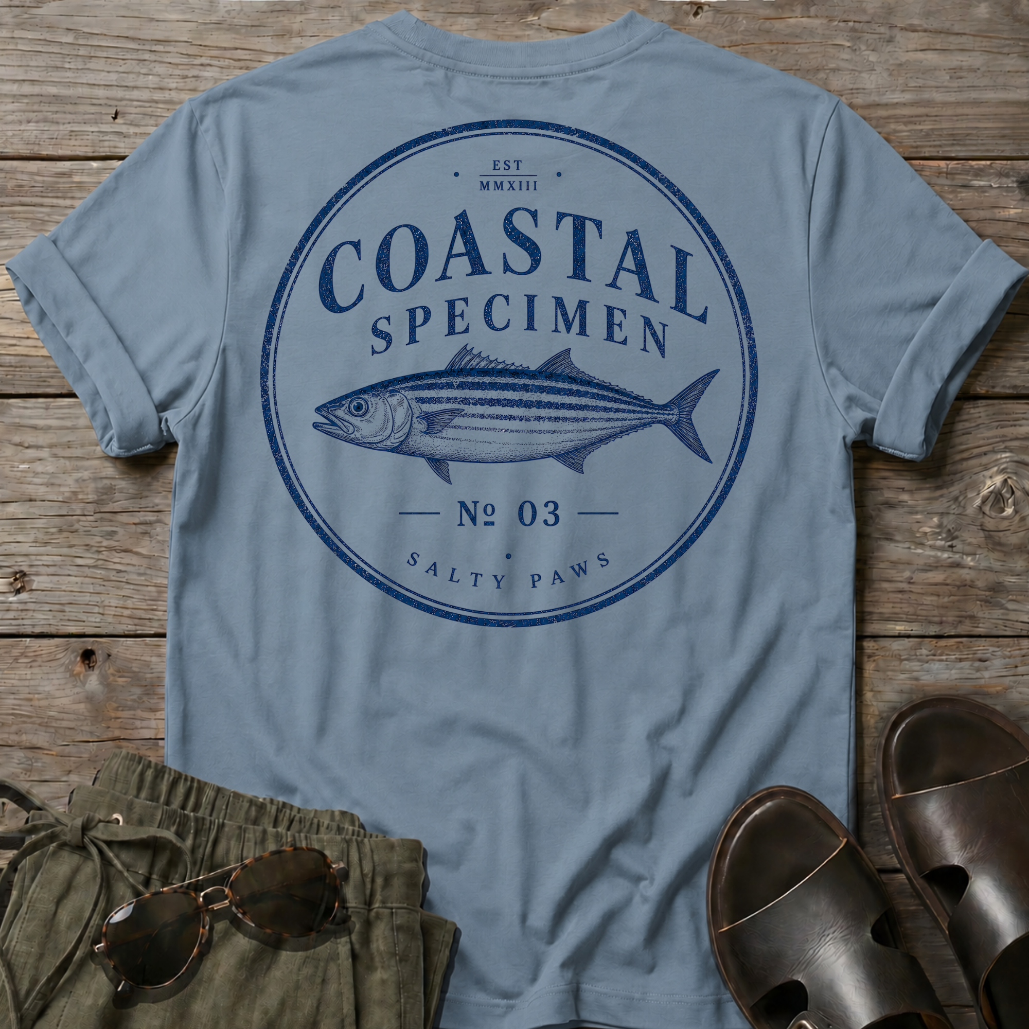 Coastal Specimen fish BACK DESIGN T-Shirt