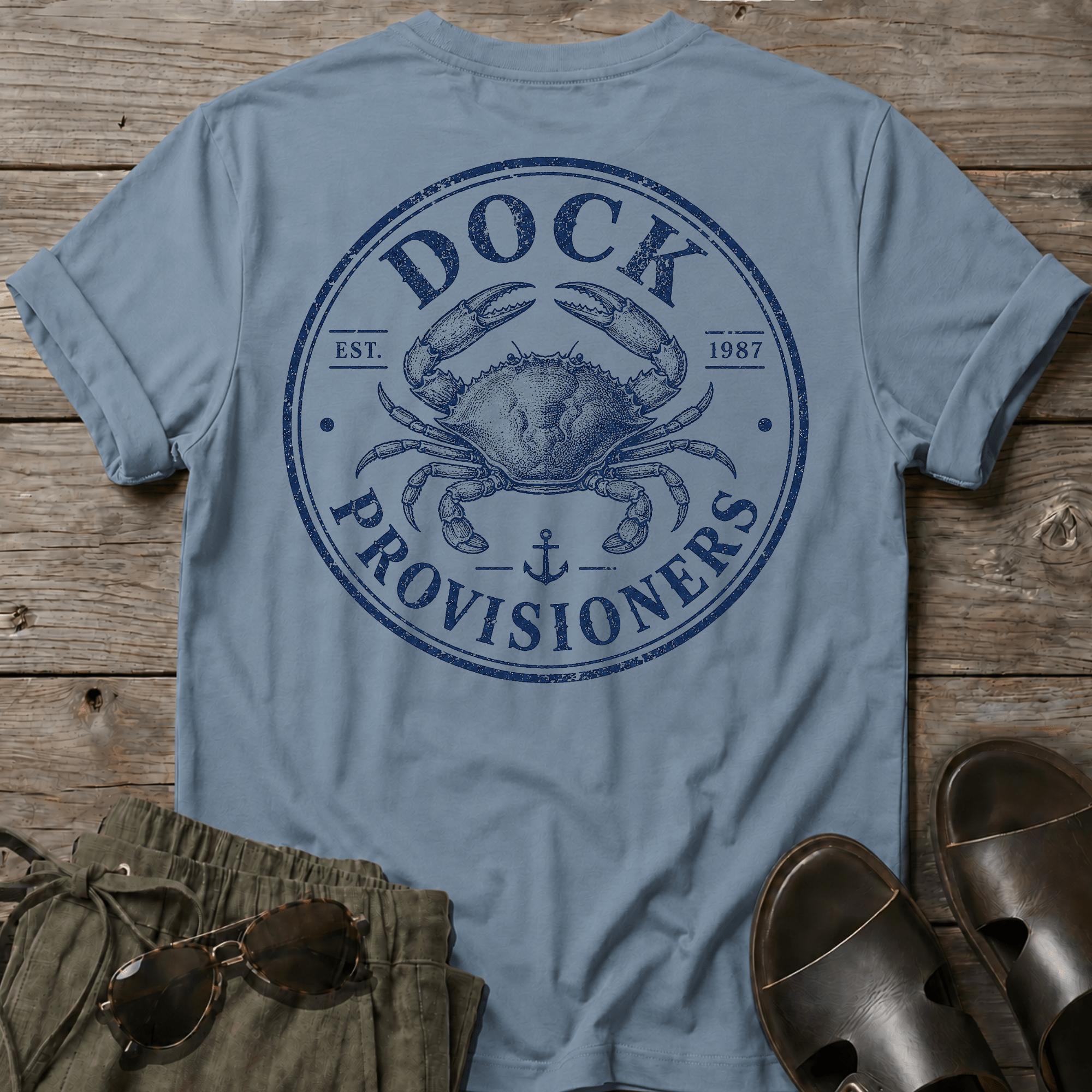 Dock Provision Crab BACK DESIGN T-Shirt