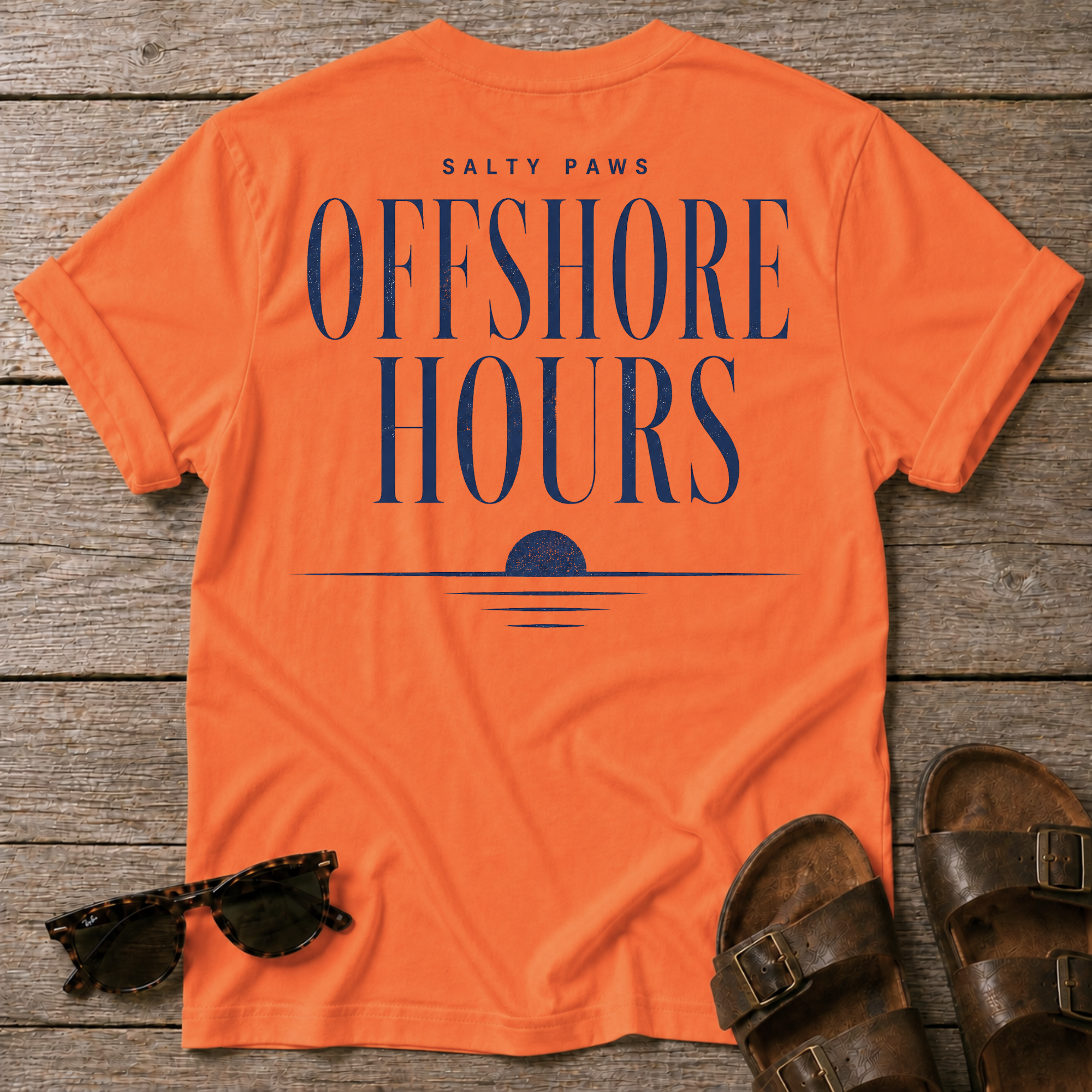 Offshore Hours BACK DESIGN T-Shirt