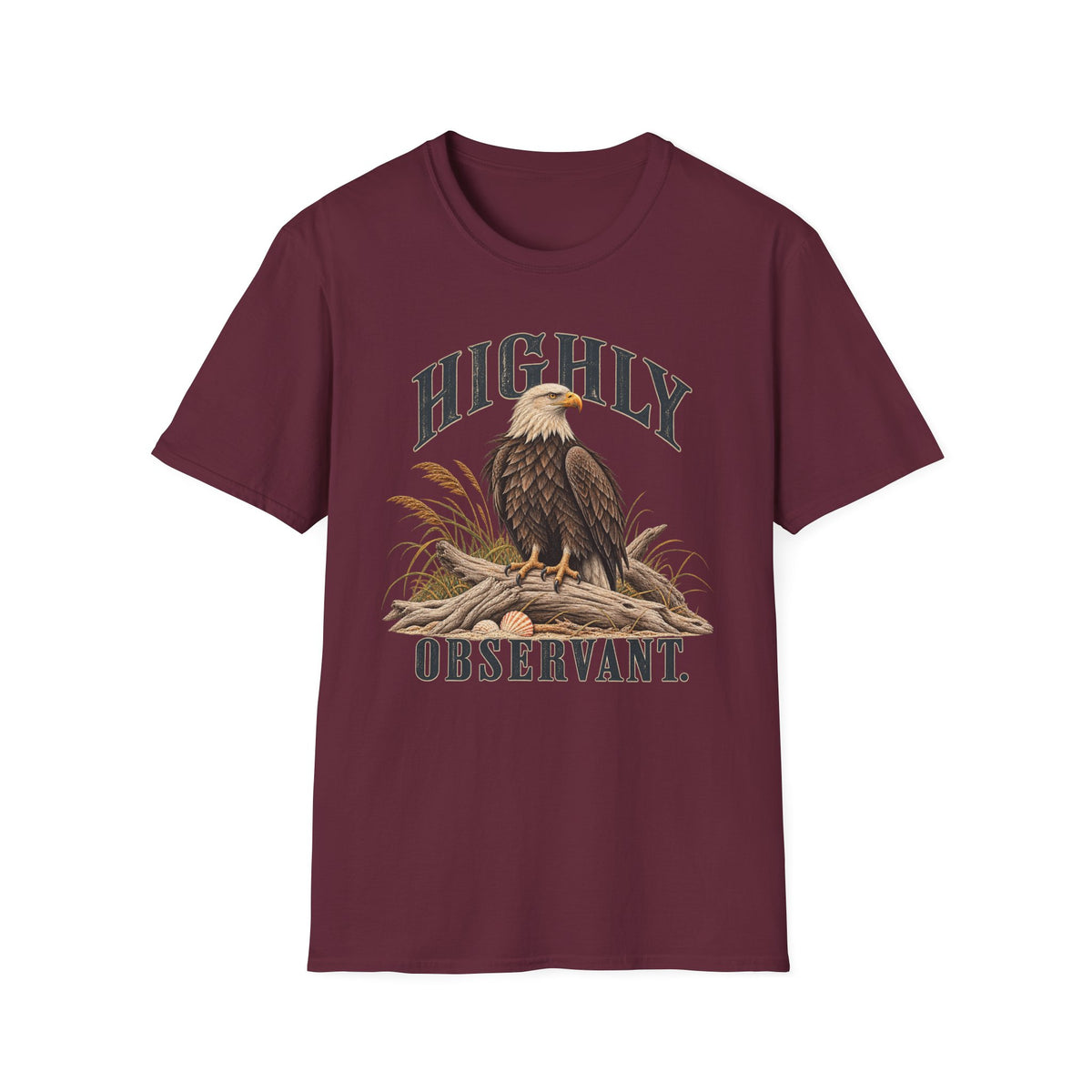 Highly Observant Soft Style Eagle T-Shirt