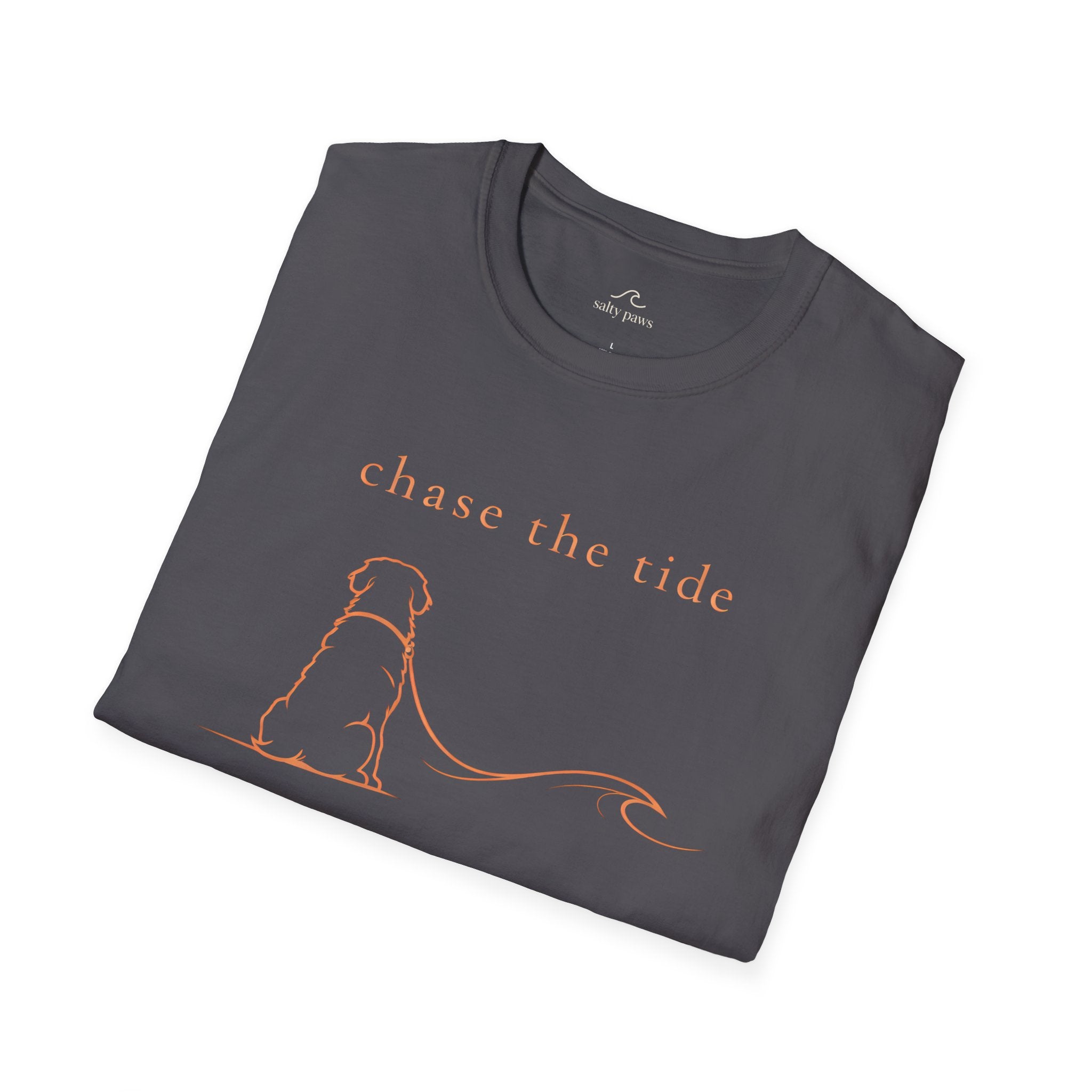 Bernese Mtn Dog Beach Ocean Line Art Tee