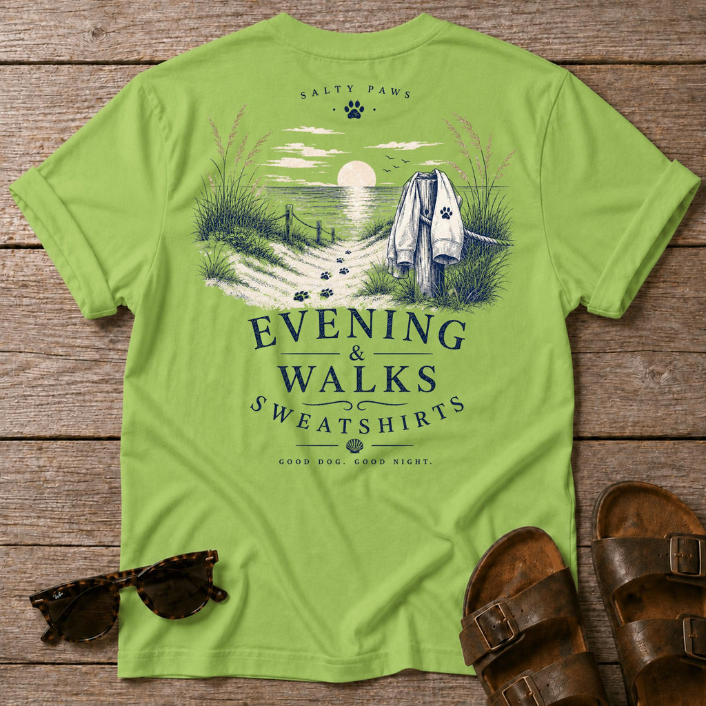Evening Walks & Sweatshirts BACK DESIGN