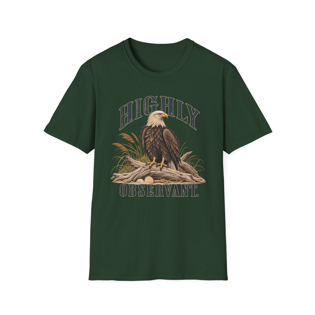 Highly Observant Soft Style Eagle T-Shirt