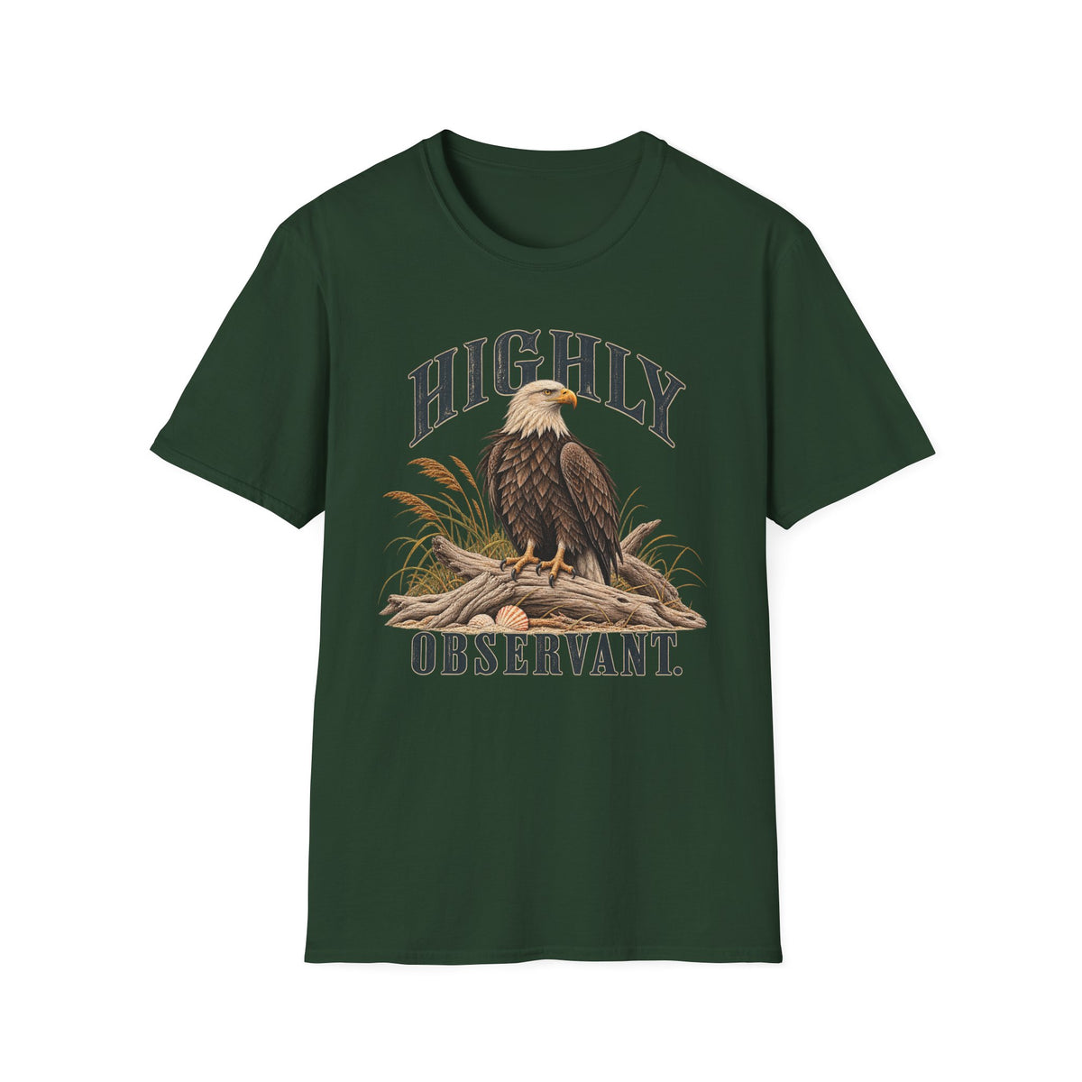 Highly Observant Soft Style Eagle T-Shirt