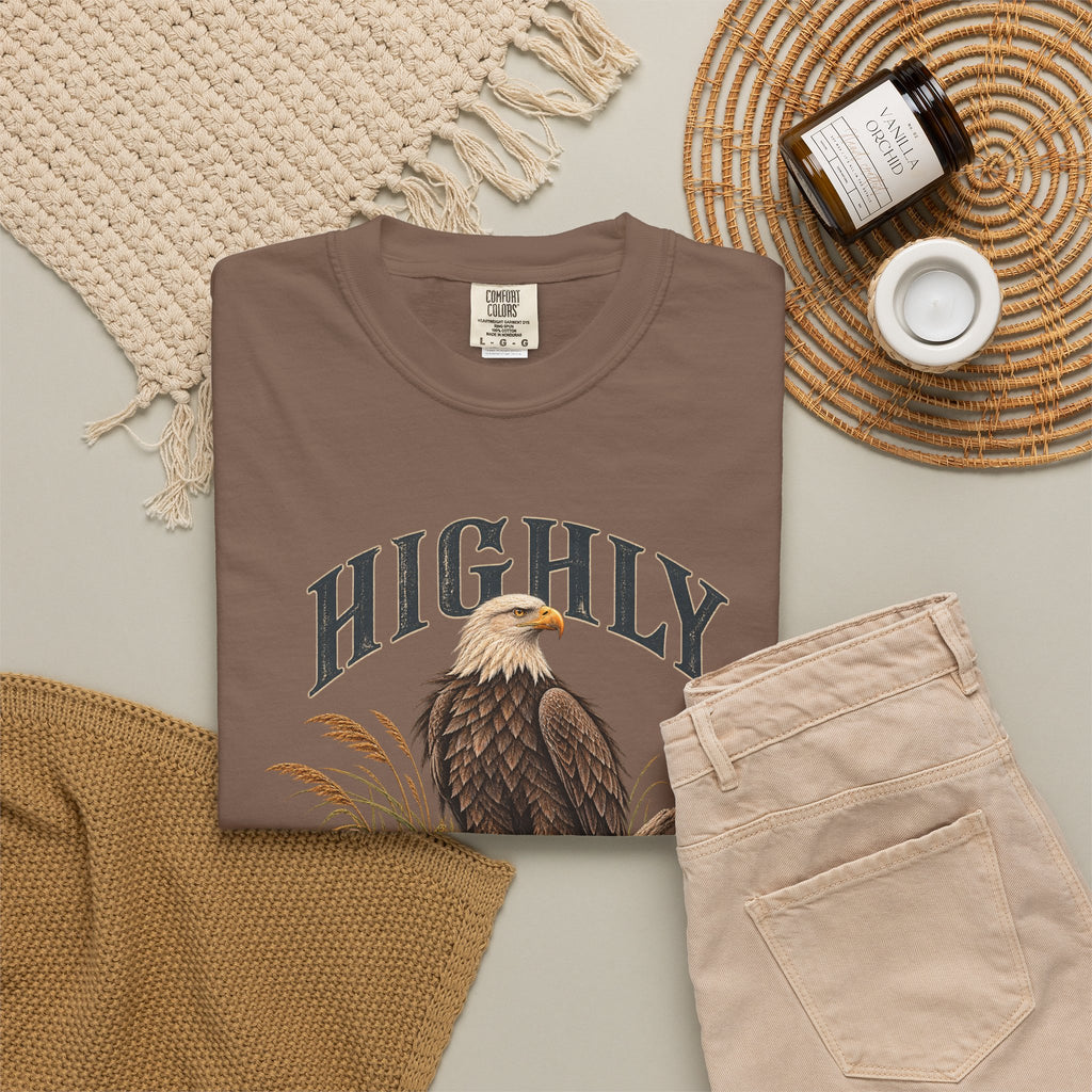 Highly Observant Eagle T-Shirt Comfort Colors