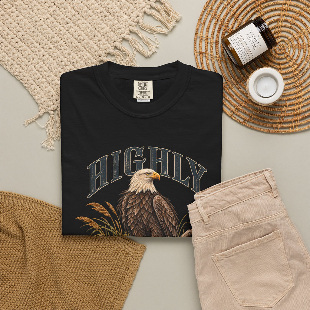 Highly Observant Eagle T-Shirt Comfort Colors