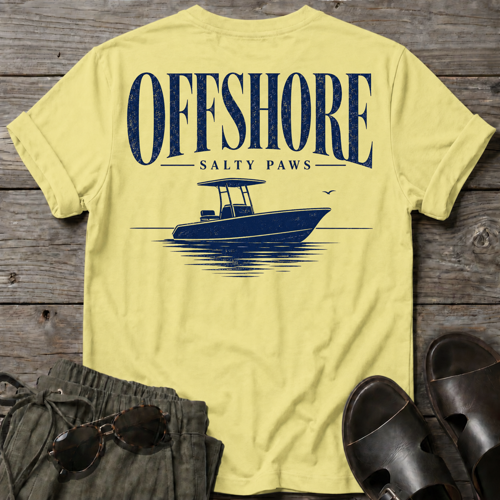 Offshore Boat BACK DESIGN T-Shirt