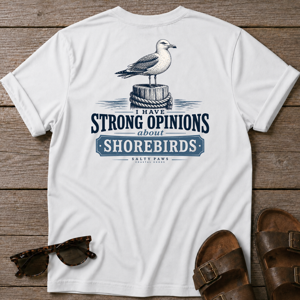 Gull Strong Opinions T-shirt BACK DESIGN