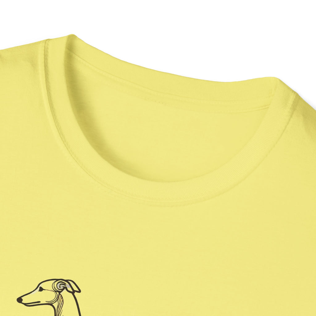 Greyhound Line Drawing T-Shirt