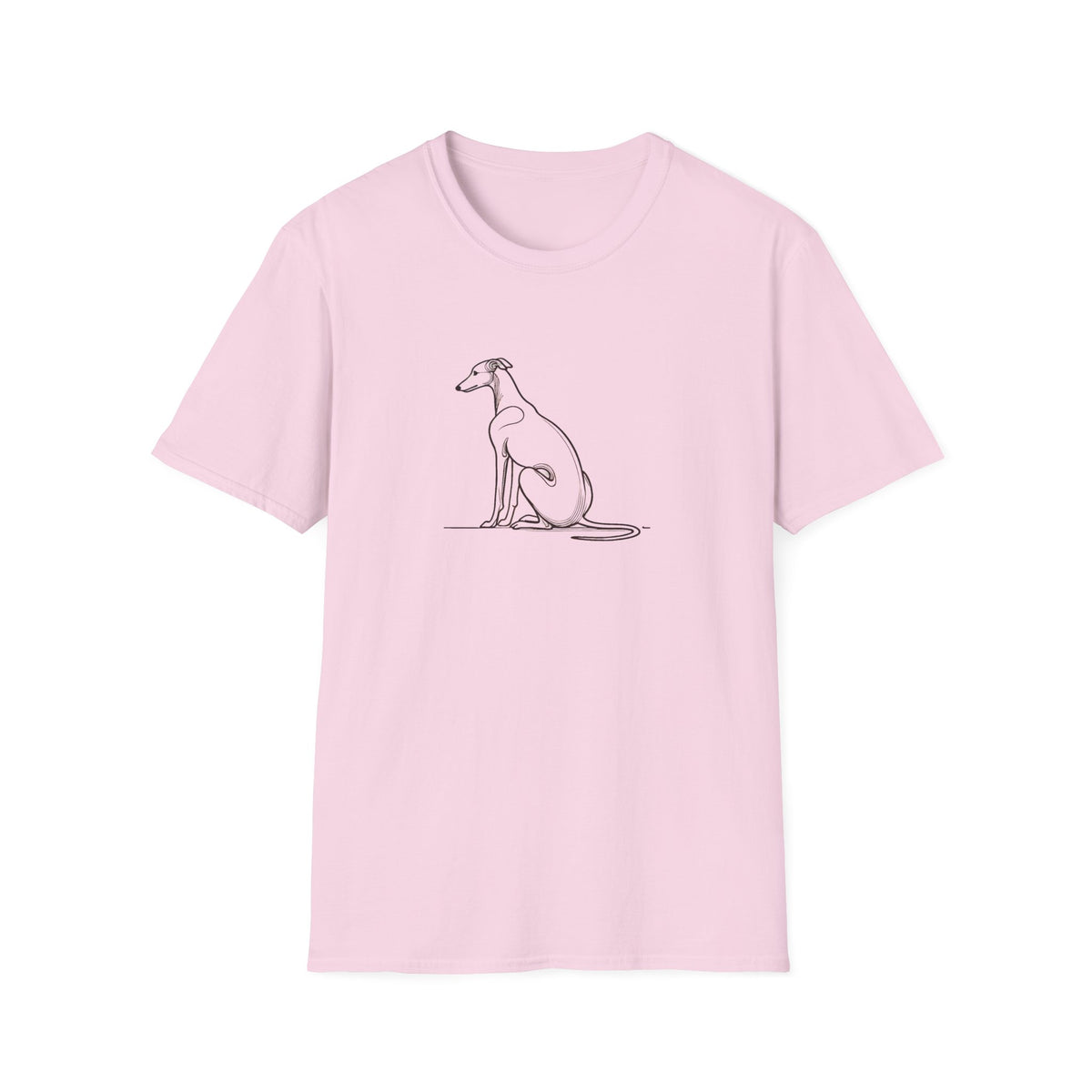 Greyhound Line Drawing T-Shirt