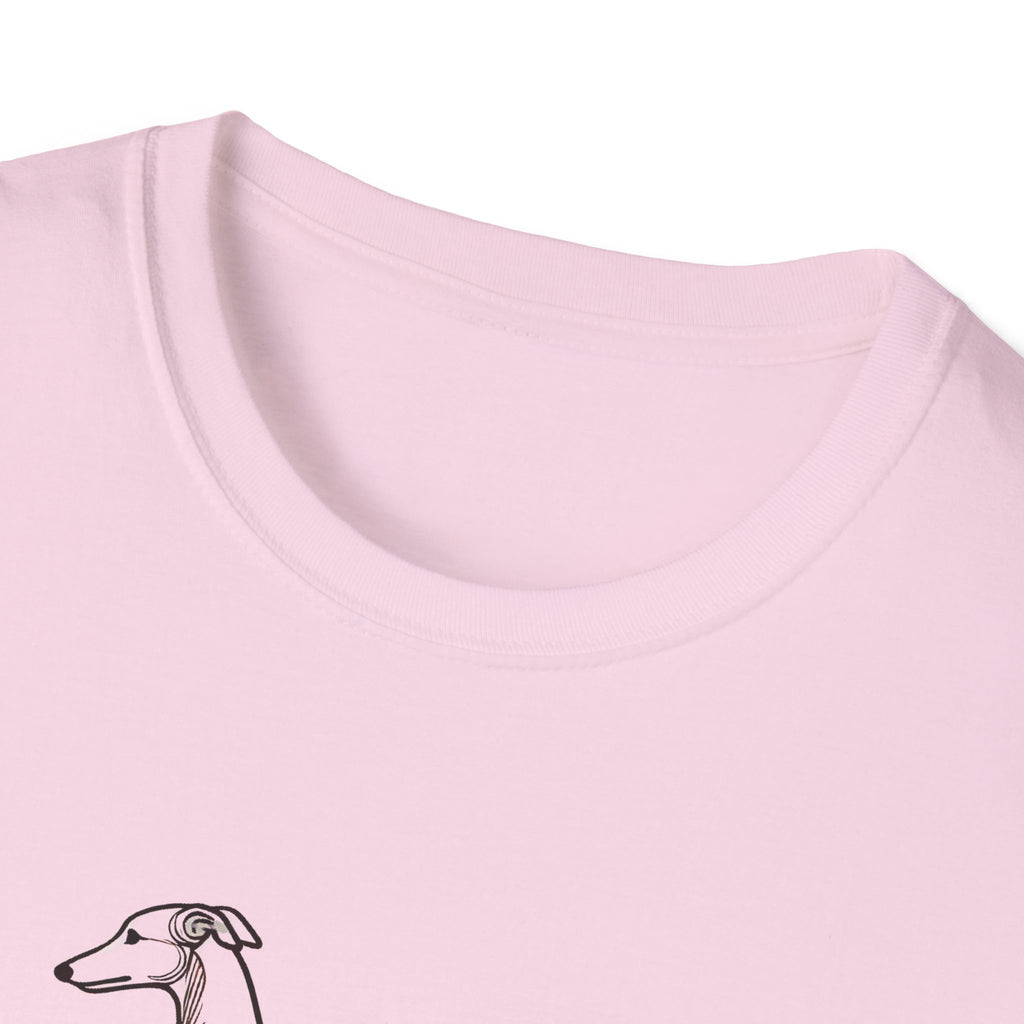 Greyhound Line Drawing T-Shirt