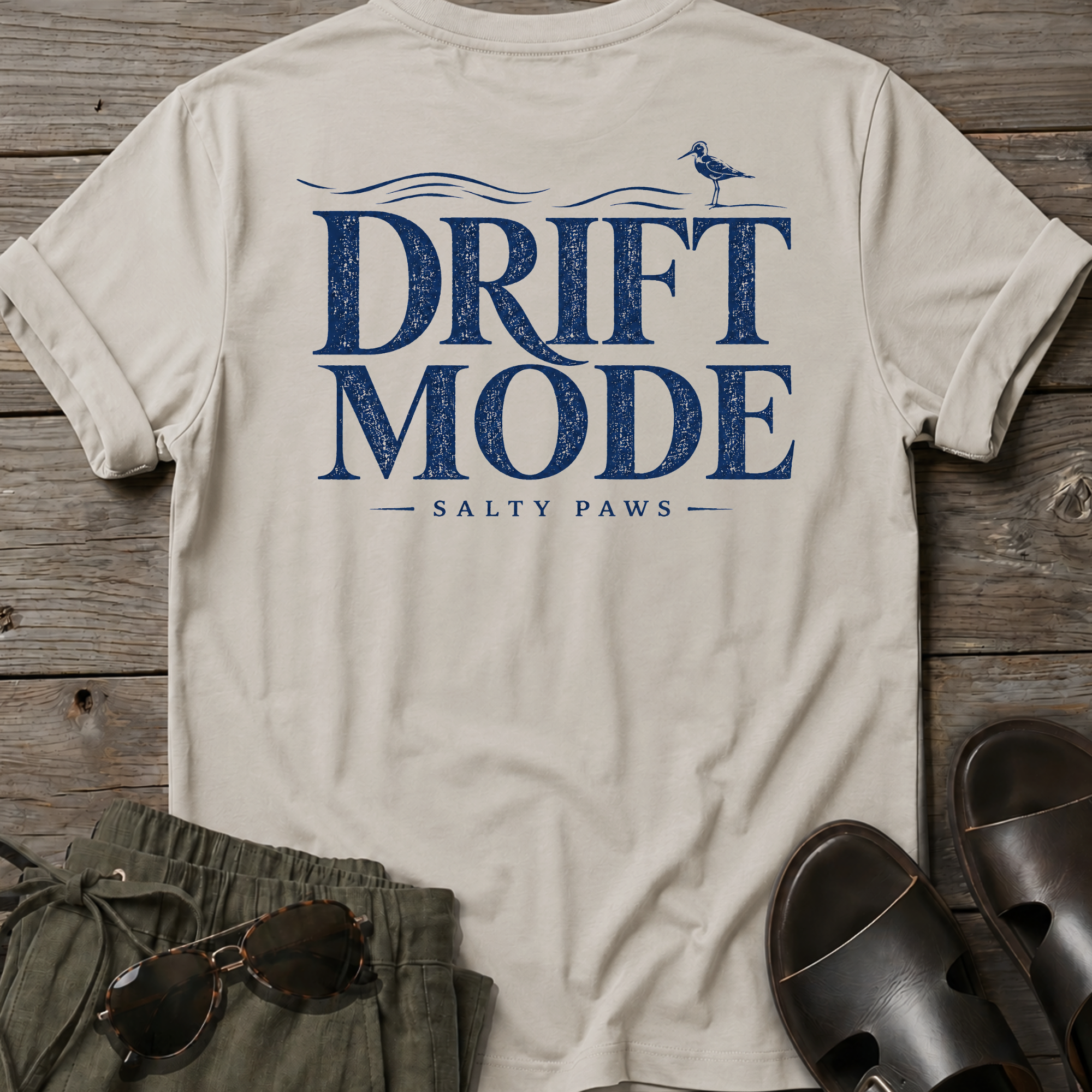 Drift Mode bird BACK DESIGN T-Shirt