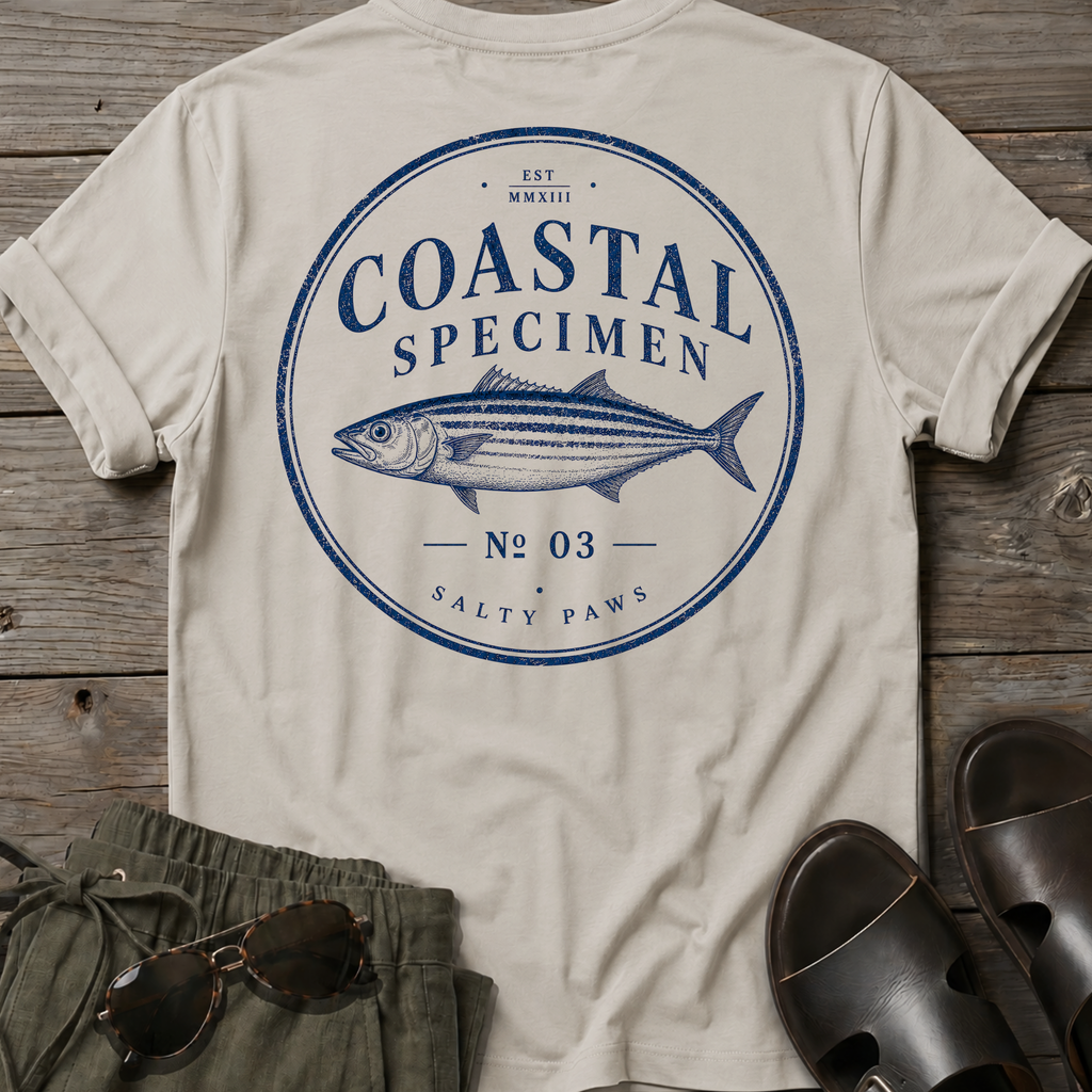 Coastal Specimen fish BACK DESIGN T-Shirt