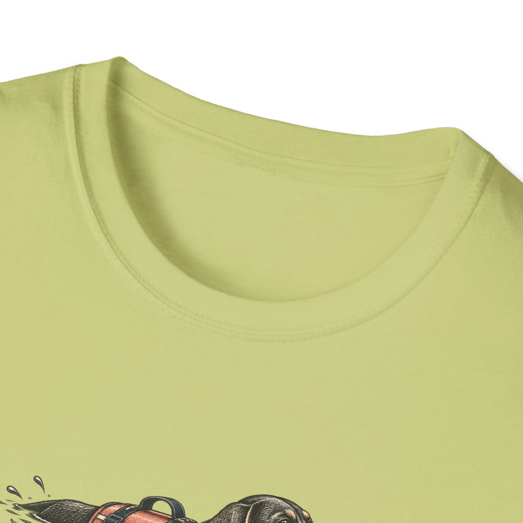 Never Swim Alone Doxie Dog T-Shirt