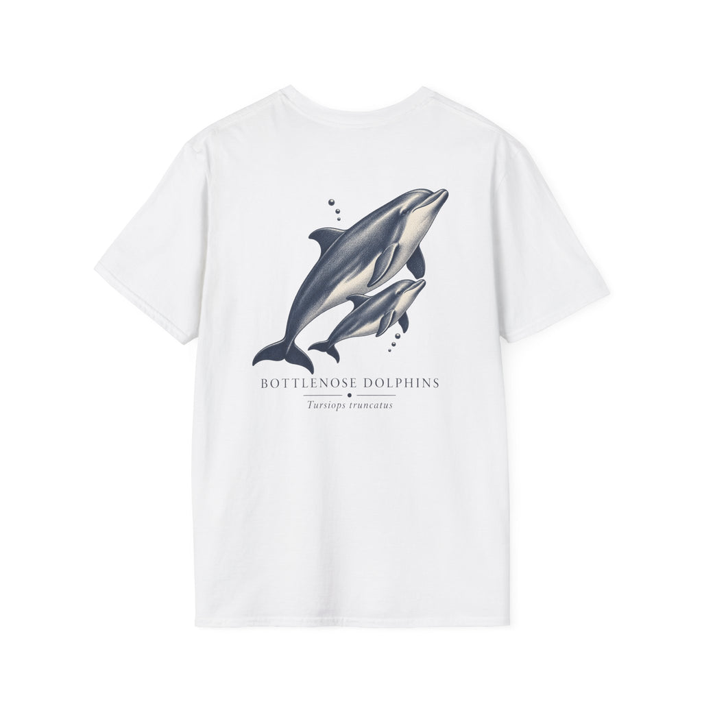 Bottlenose Dolphins Back Design T-Shirt