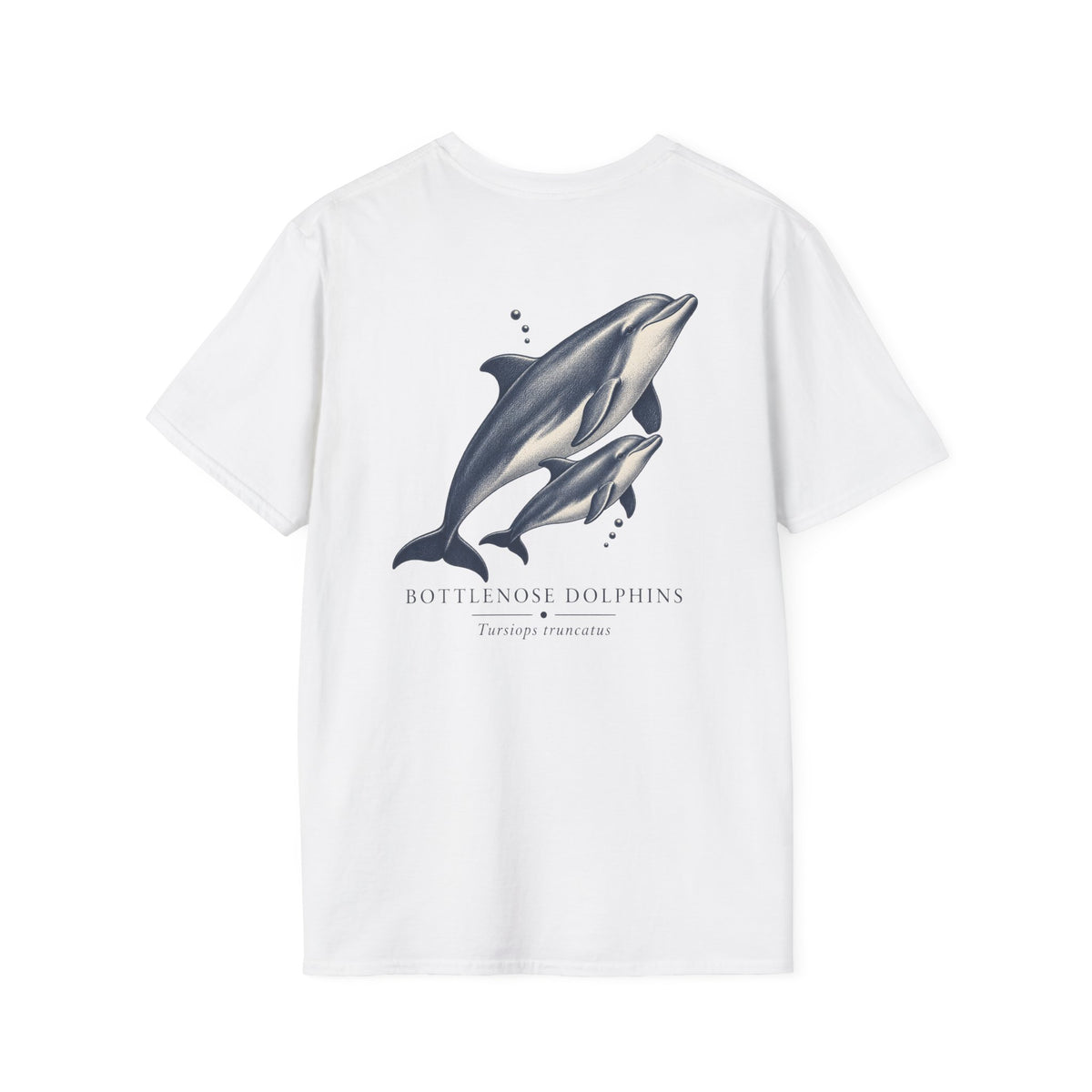 Bottlenose Dolphins Back Design T-Shirt