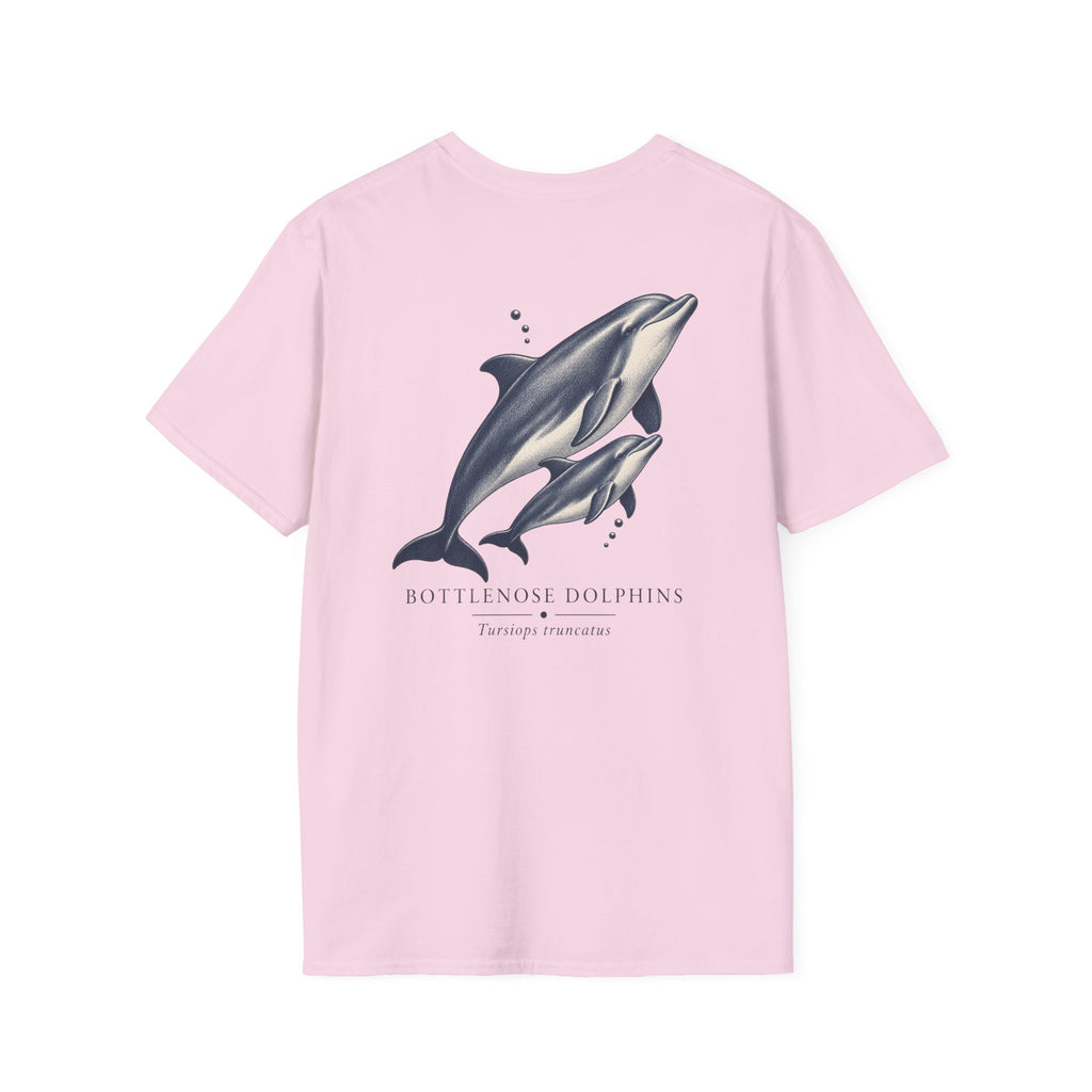 Bottlenose Dolphins Back Design T-Shirt