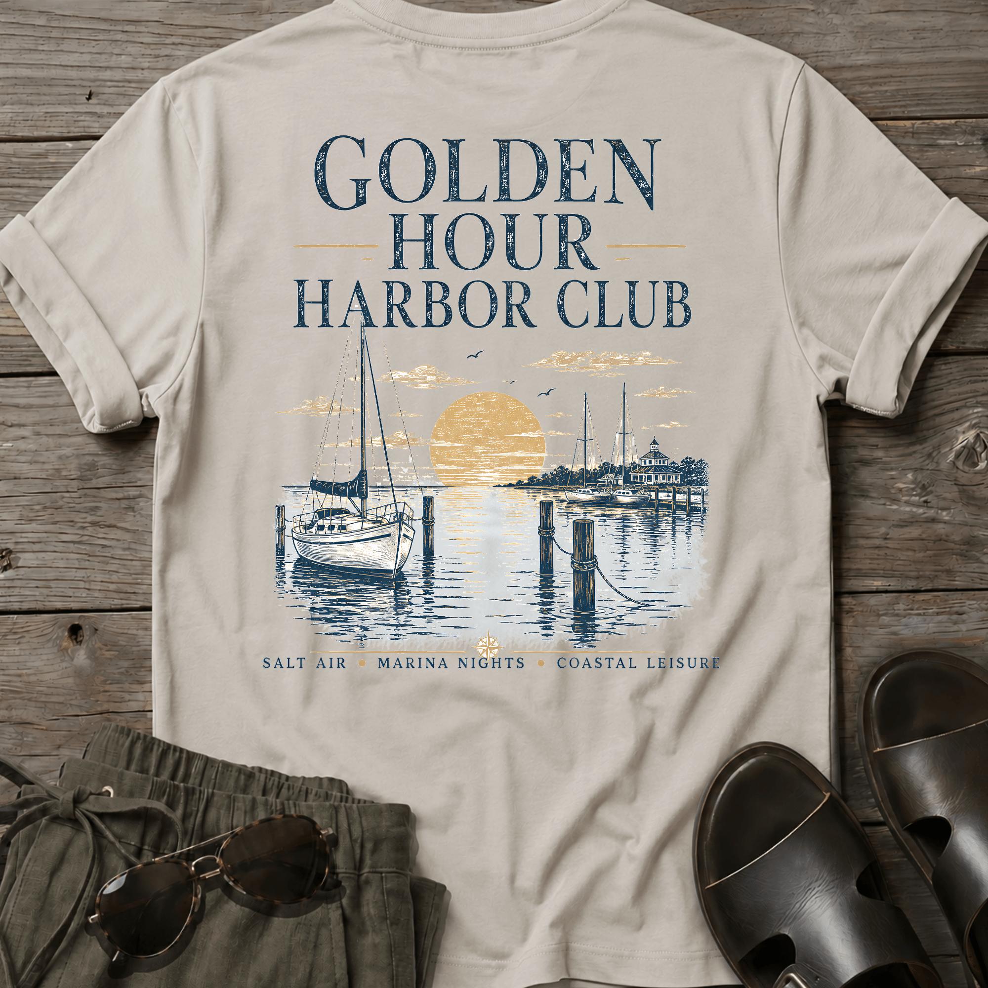 Golden Hour Harbor Club BACK DESIGN