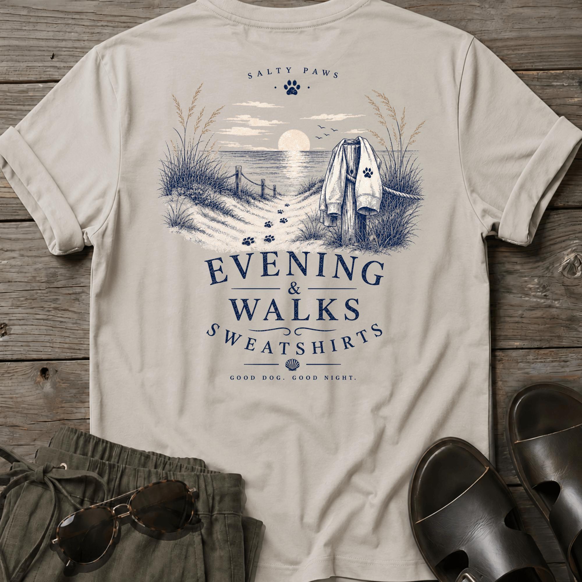 Evening Walks & Sweatshirts BACK DESIGN