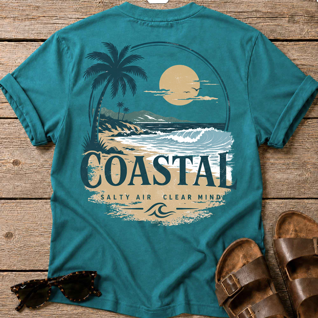 Coastal Salt Air Back T-Shirt
