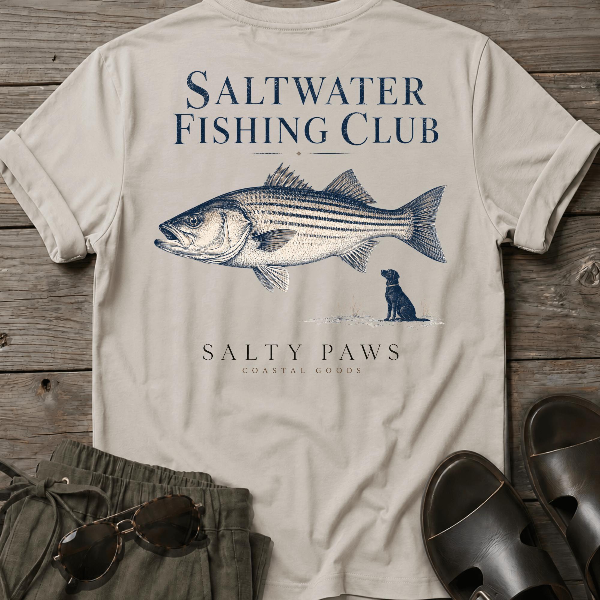 Saltwater Fishing Club BACK DESIGN