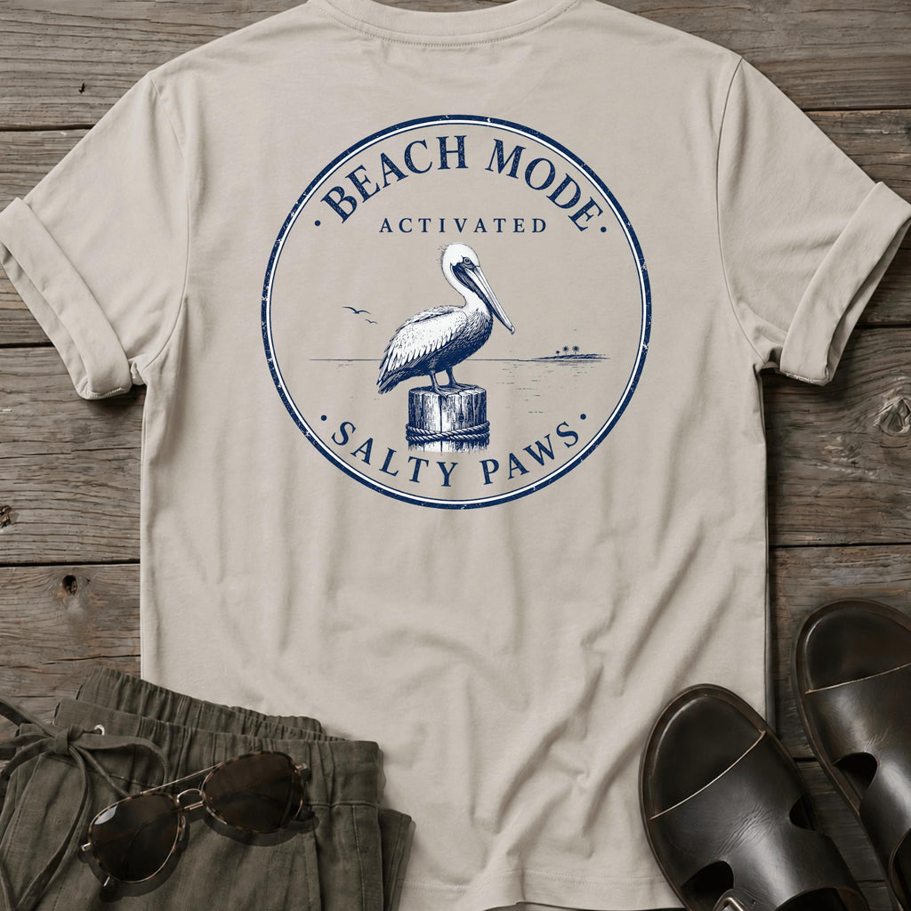Beach Mode Activated Pelican BACK DESIGN