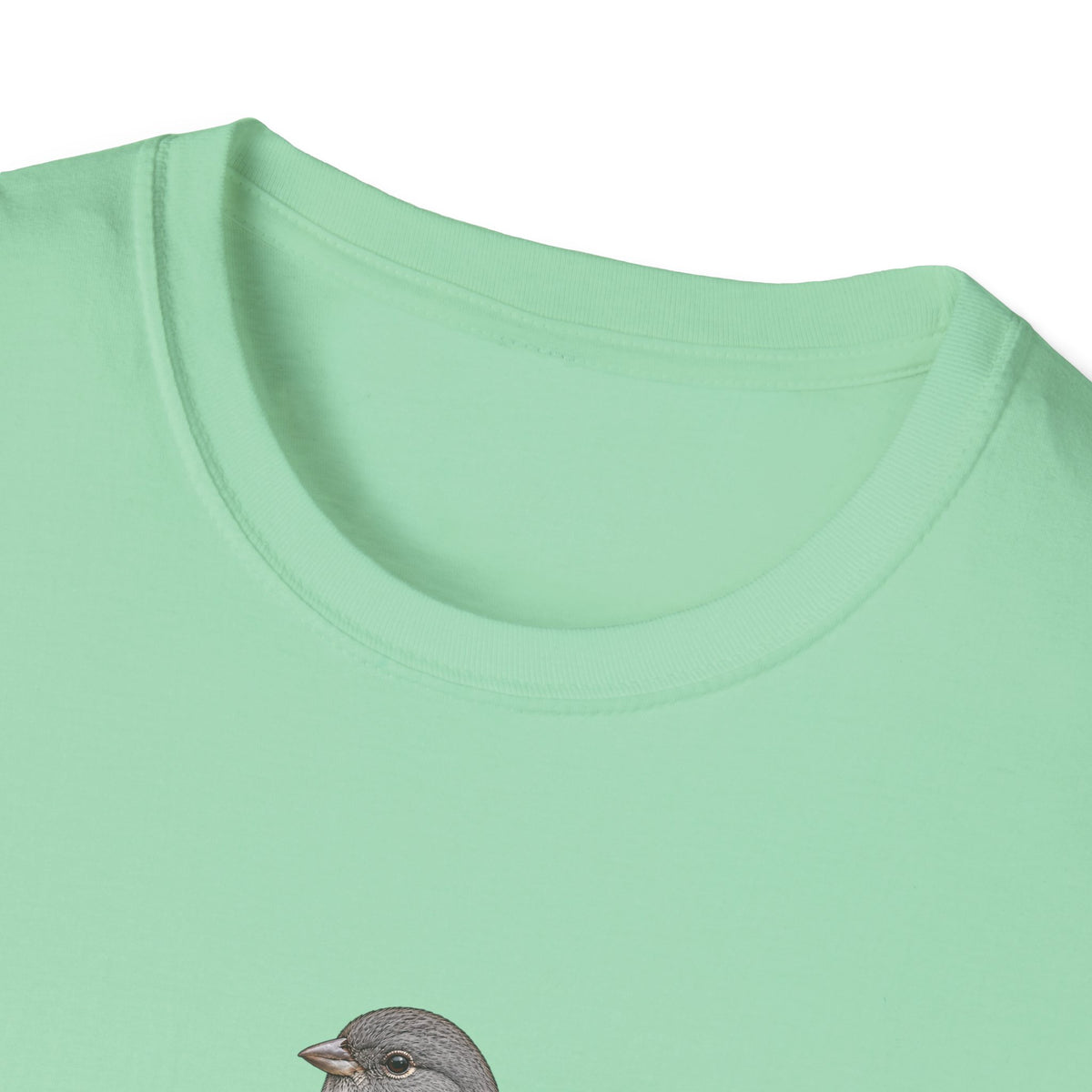 Gray Bird Blossom T-Shirt