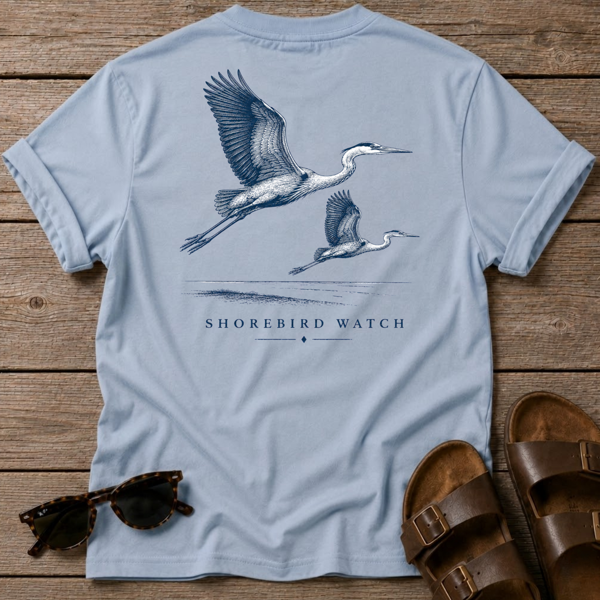 2 Herons BACK DESIGN T-Shirt