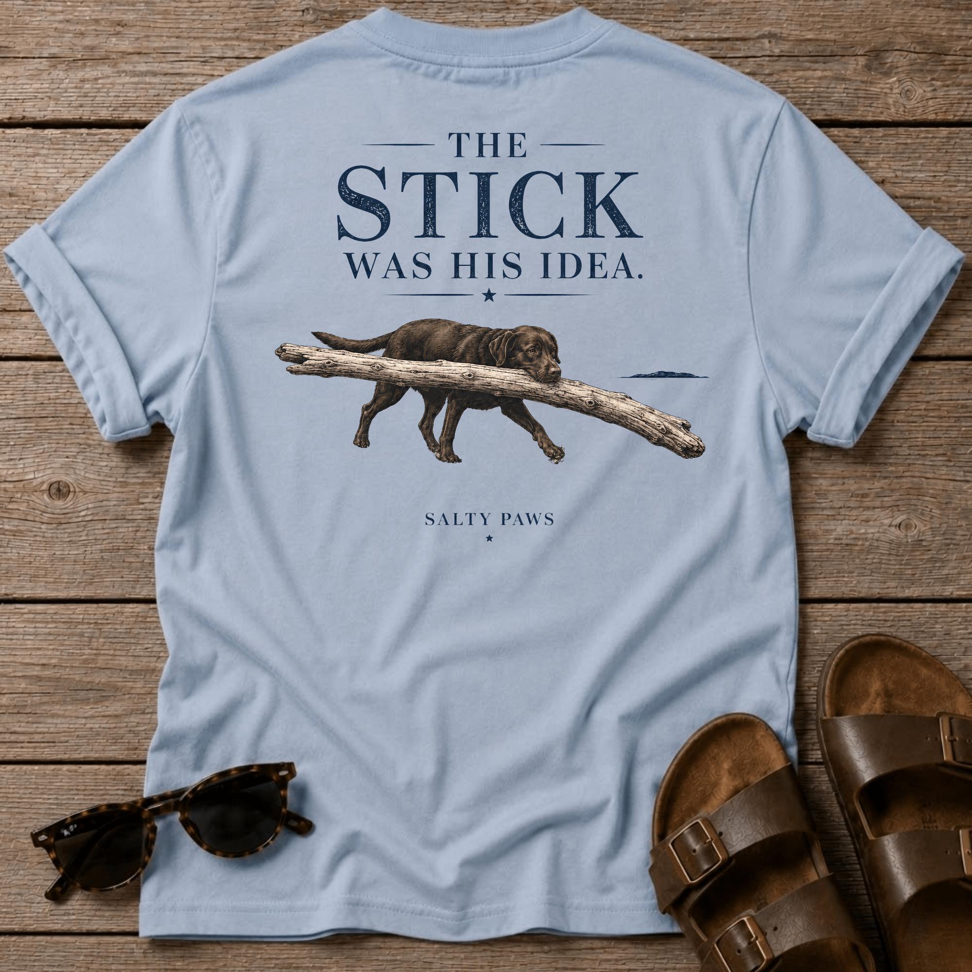Stick was his Idea. BACK DESIGN