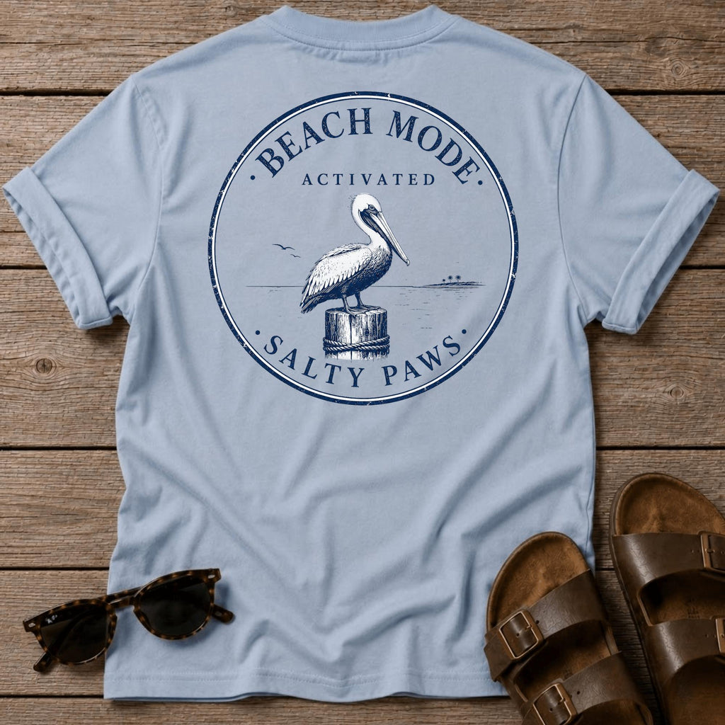 Beach Mode Activated Pelican BACK DESIGN