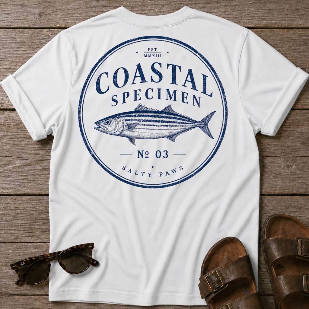 Coastal Specimen fish BACK DESIGN T-Shirt
