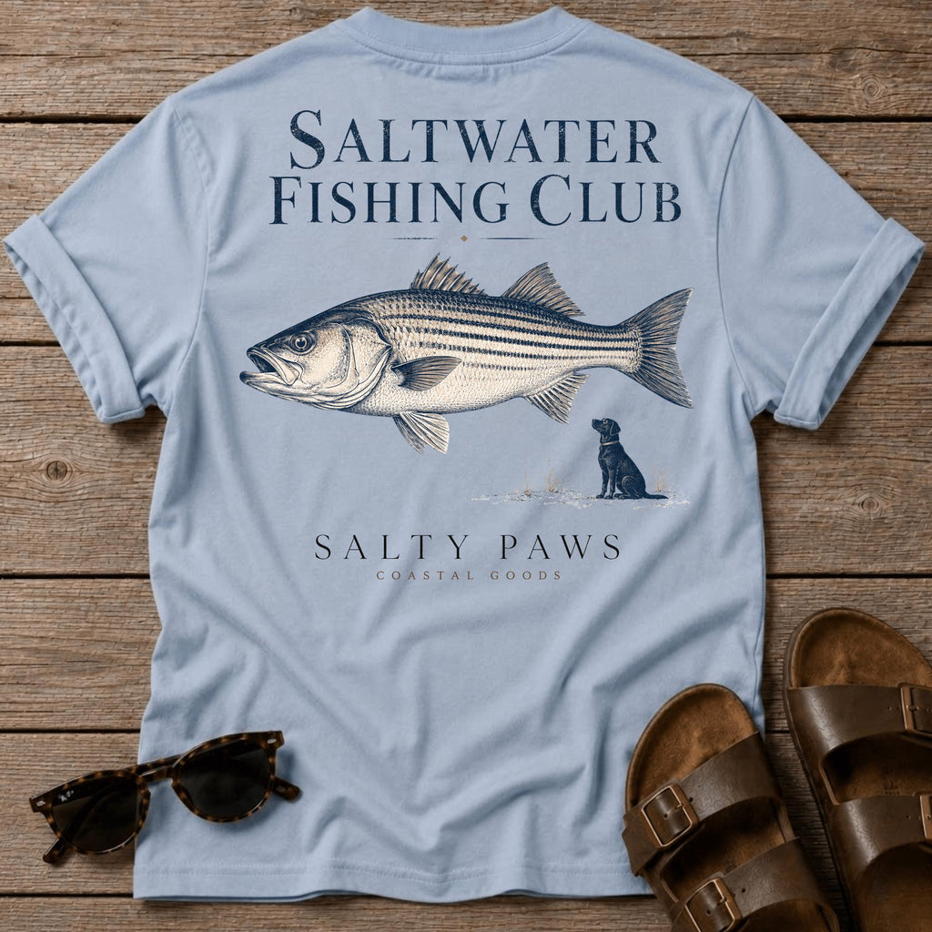 Saltwater Fishing Club BACK DESIGN