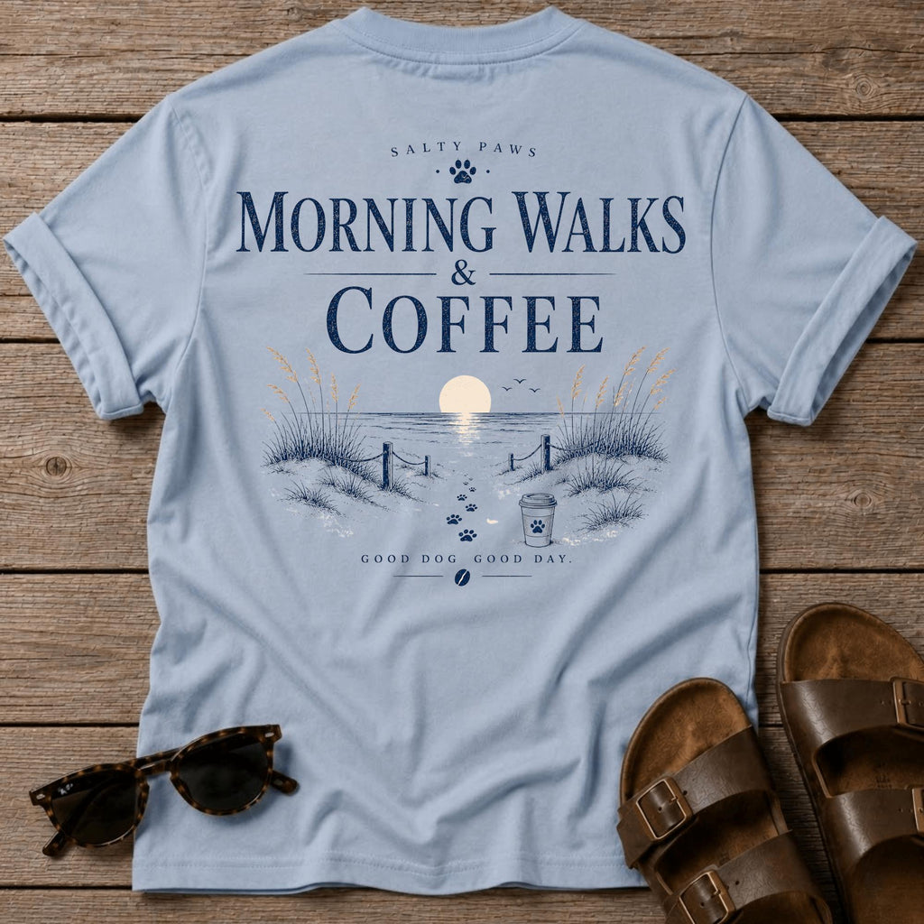 Morning Walks & Coffee. BACK DESIGN
