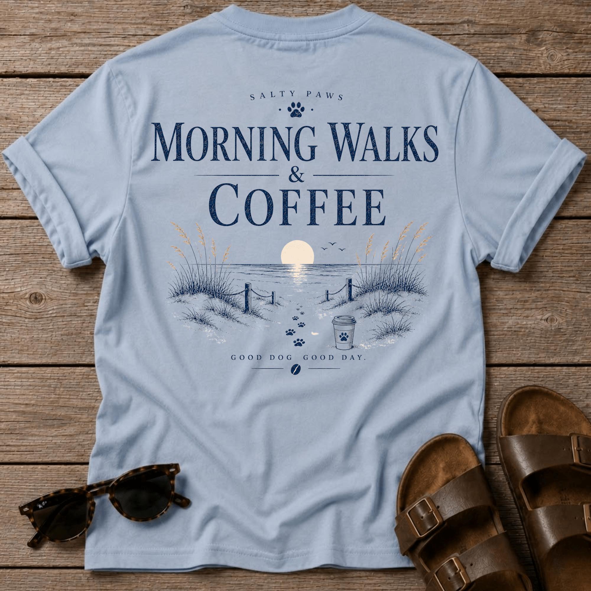Morning Walks & Coffee. BACK DESIGN