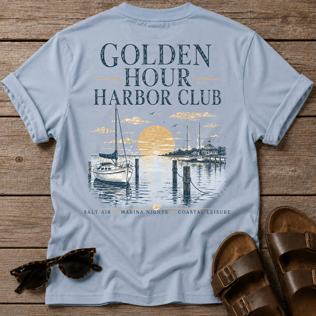 Golden Hour Harbor Club BACK DESIGN